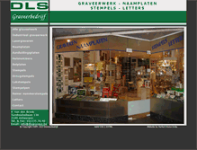 Tablet Screenshot of dlsgraveur.be